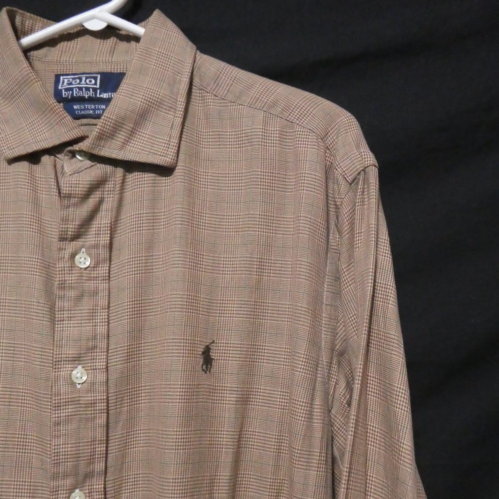POLO By RALPH LAUREN | Westerton Classic Fit | large | Button Down Casual Shirt - Picture 5 of 16